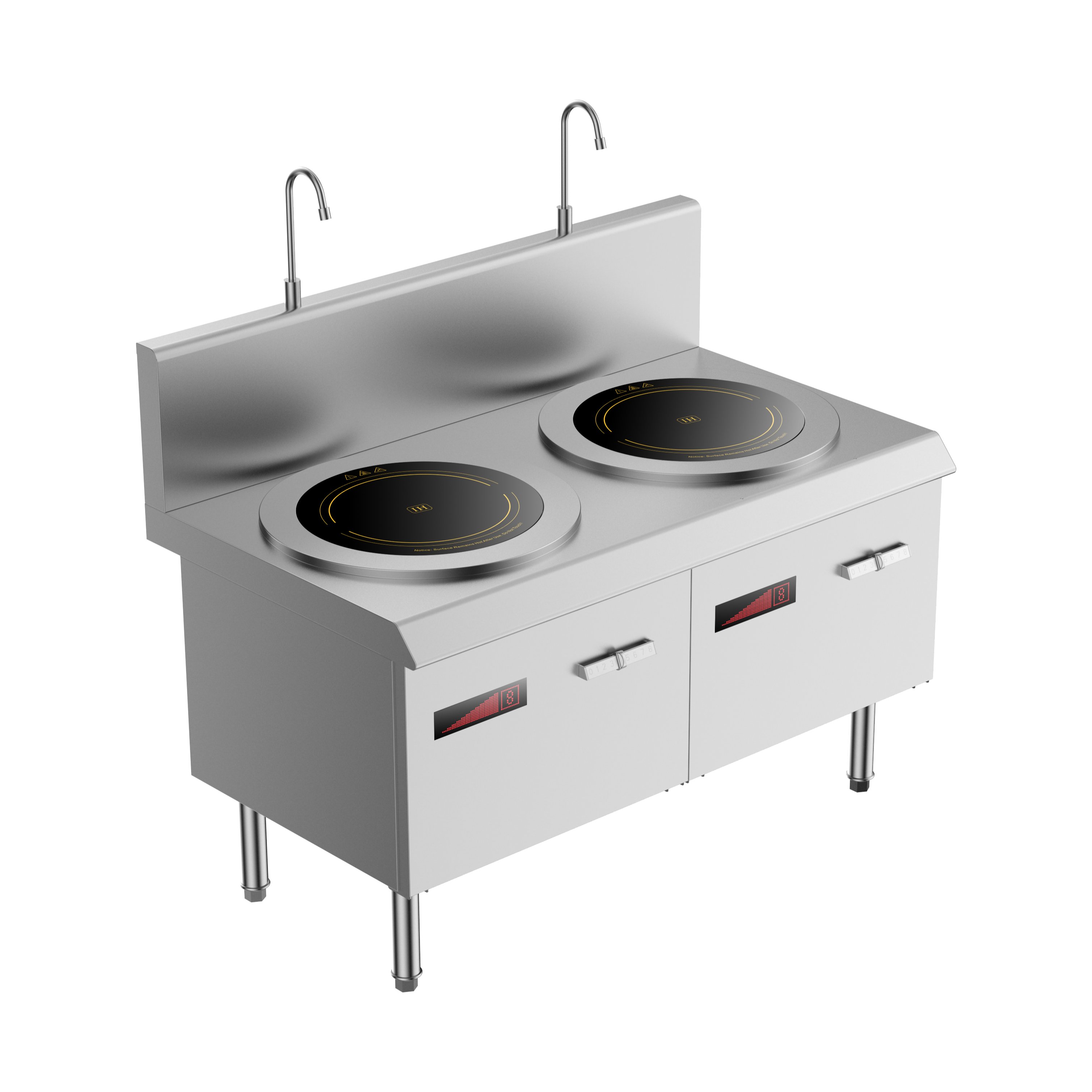Commercial Kitchen Burner - Commercial Kitchen Cooking Equipment Double Burner