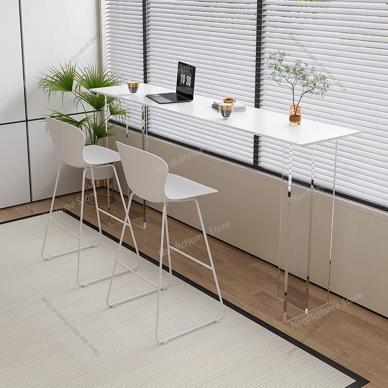 Commercial Kitchen Wall Tiles - Nordic Luxury Bar Table Solid Wood