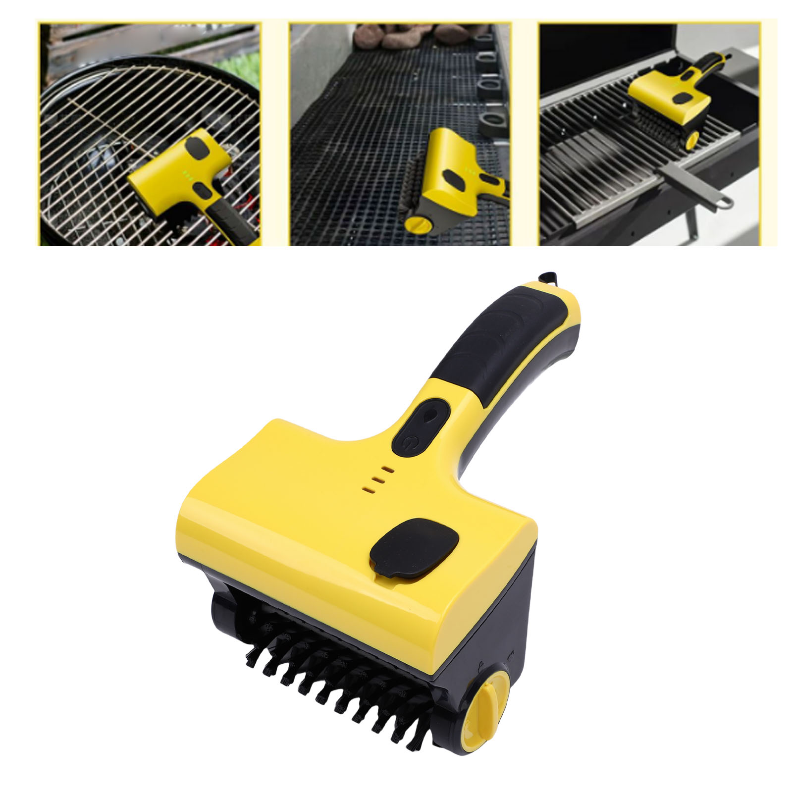 Commercial Kitchen Cleaning - Rechargeable Grill Cleaning Brush Rechargeable Replaceable