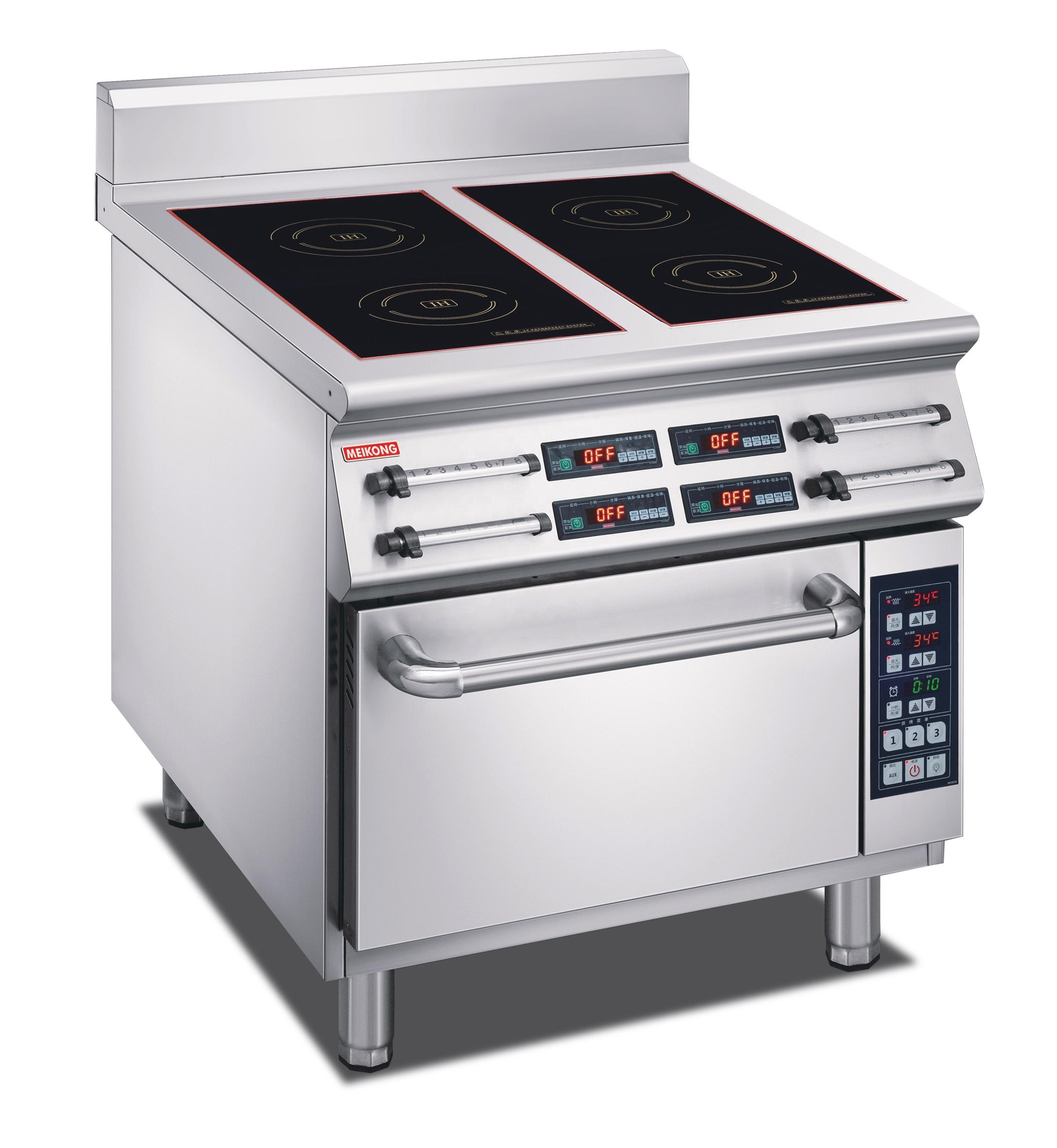 Commercial Kitchen Burner - Commercial 4-burner induction cooker with heavy-duty