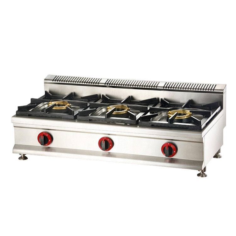 Commercial Kitchen Burner - Commercial Kitchen Gas Stove 3 burner