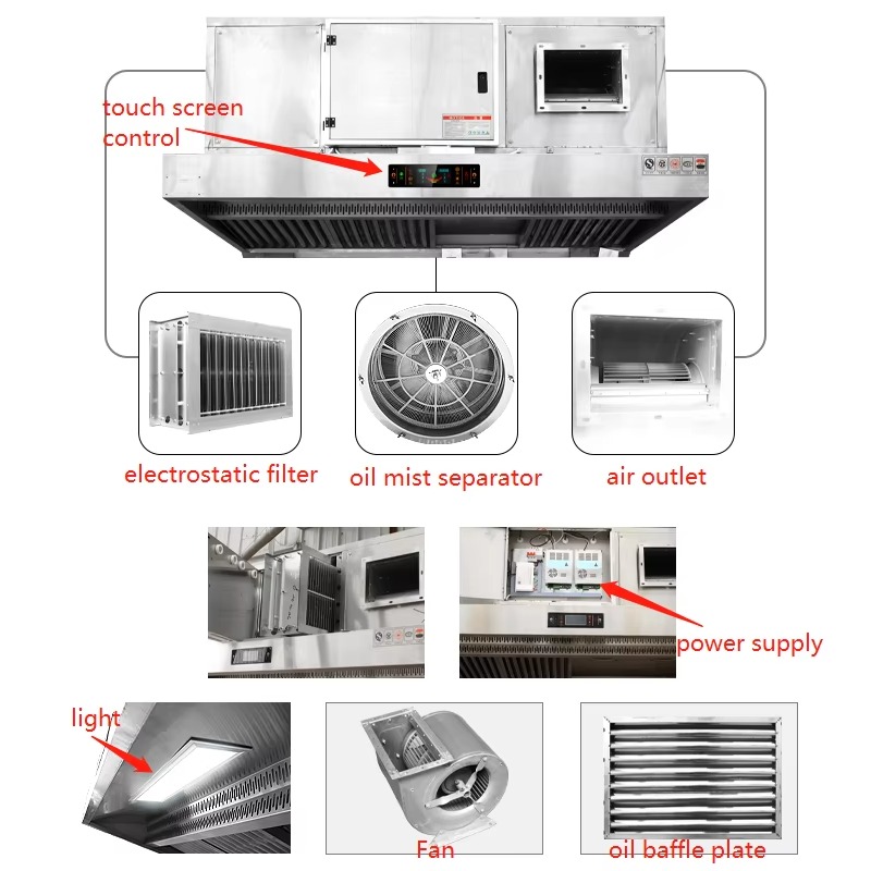Commercial Customizable Restau - Commercial Kitchen Chimney incelemesi ve fiyatı