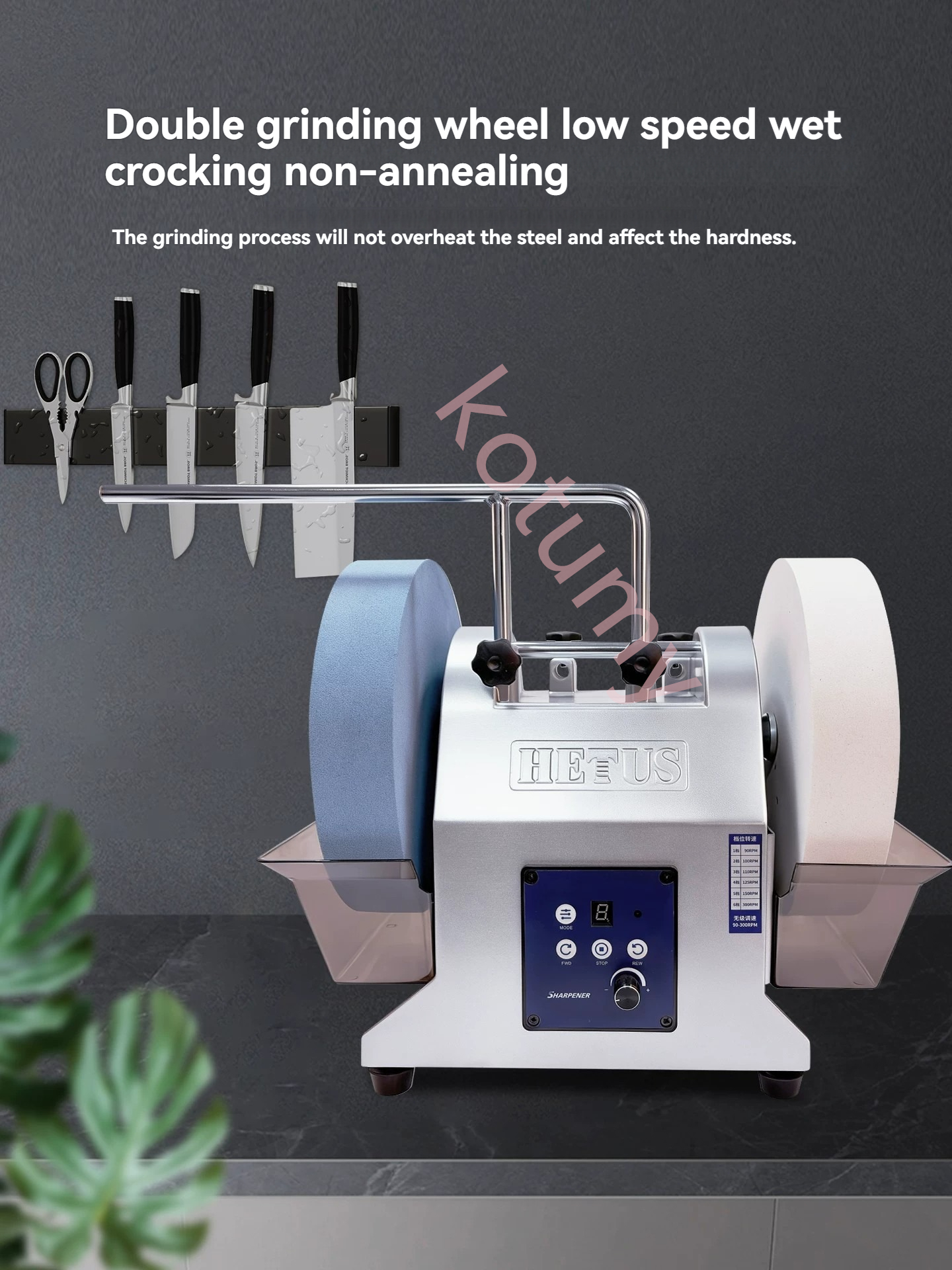 10 inch Dual Wheel Electric Kn - Commercial Kitchen Knife Sharpener incelemesi ve fiyatı