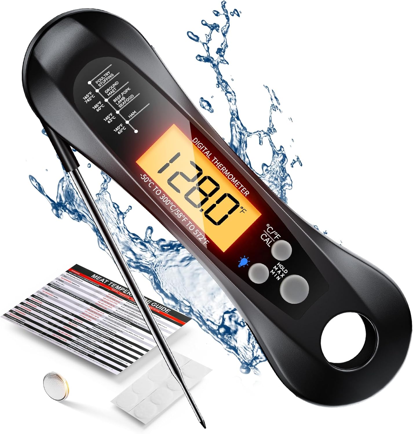 Digital Meat Thermometer Water - Commercial Kitchen Equipment List incelemesi ve fiyatı