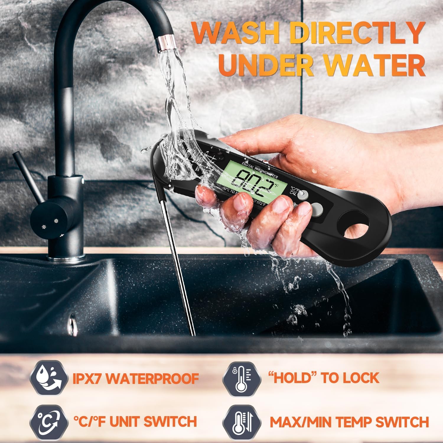 Digital Meat Thermometer Water - Commercial Kitchen Equipment List incelemesi ve fiyatı