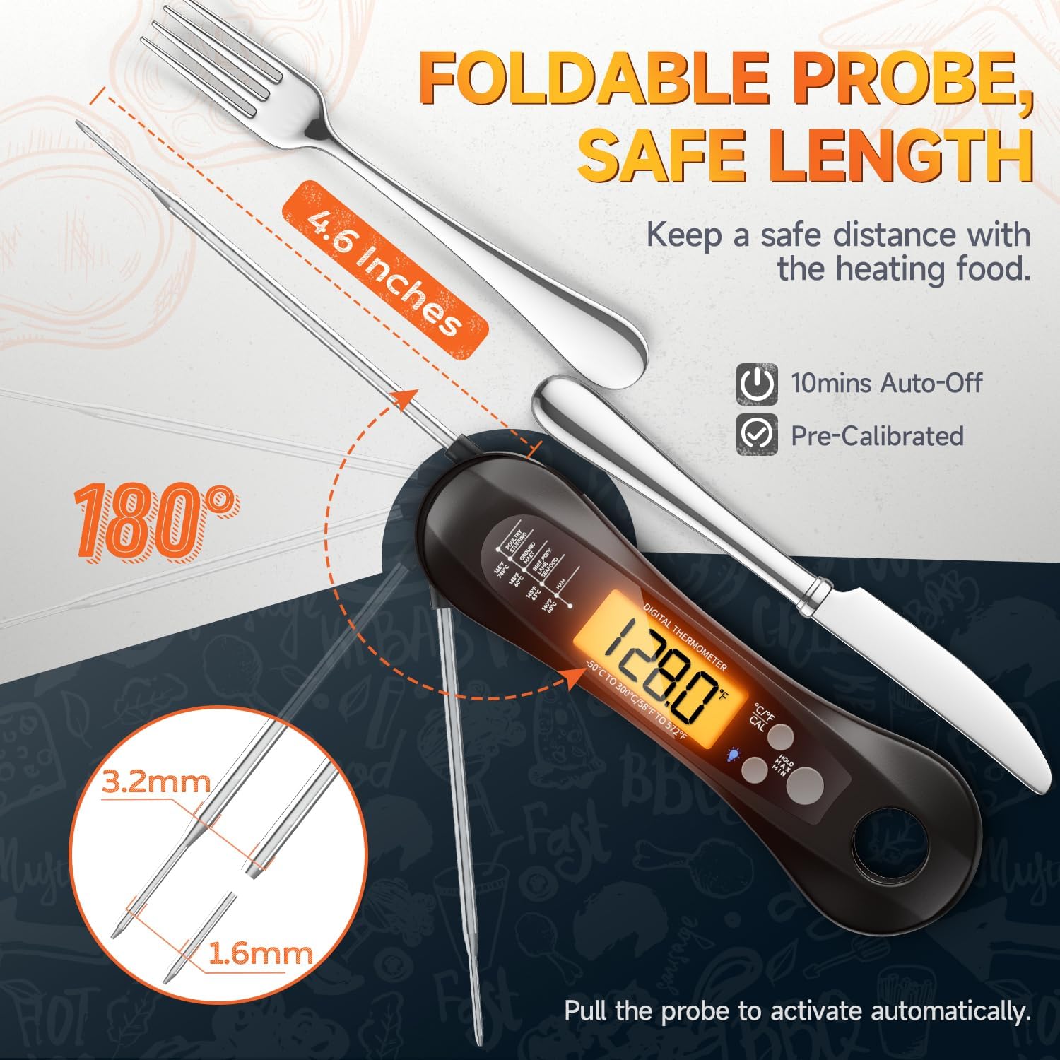 Digital Meat Thermometer Water - Commercial Kitchen Equipment List incelemesi ve fiyatı