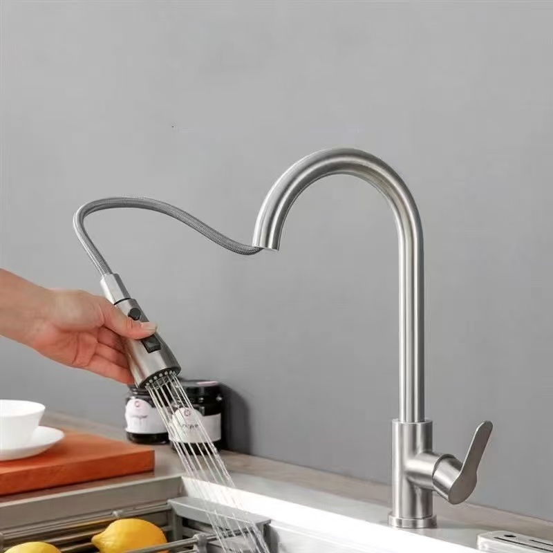 Kitchen Faucet Pull Out Brushe - Commercial Kitchen Faucets incelemesi ve fiyatı