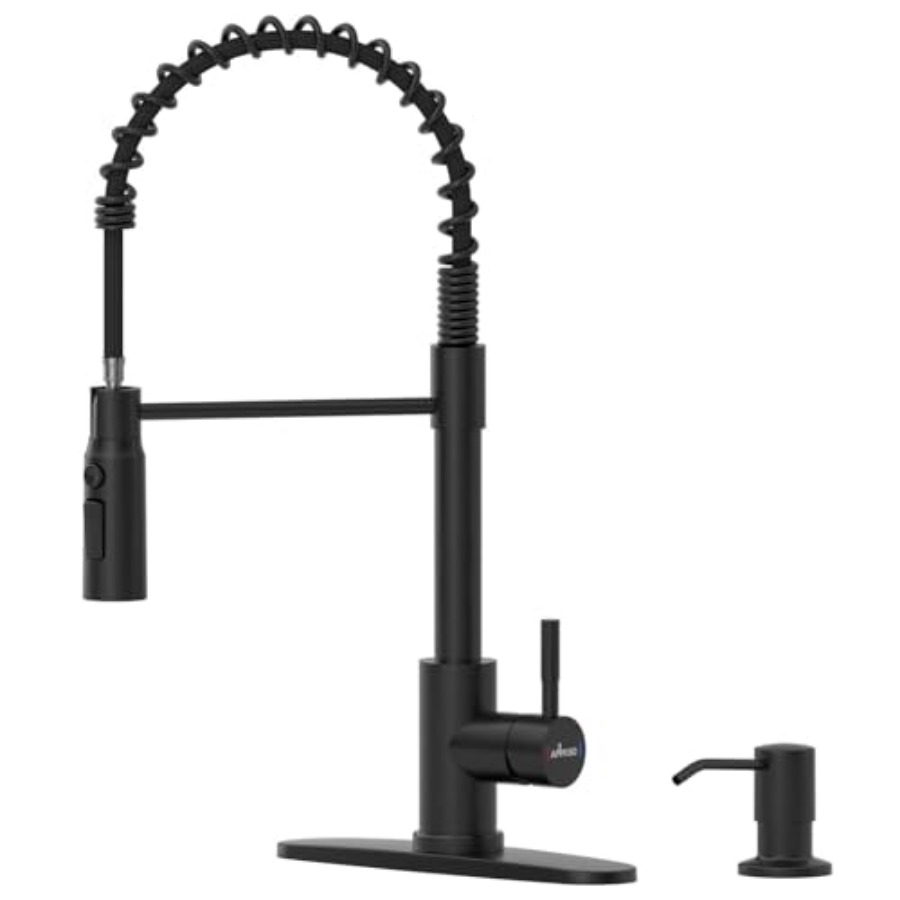 Black Kitchen Faucet with Pull - Commercial Kitchen Faucets incelemesi ve fiyatı