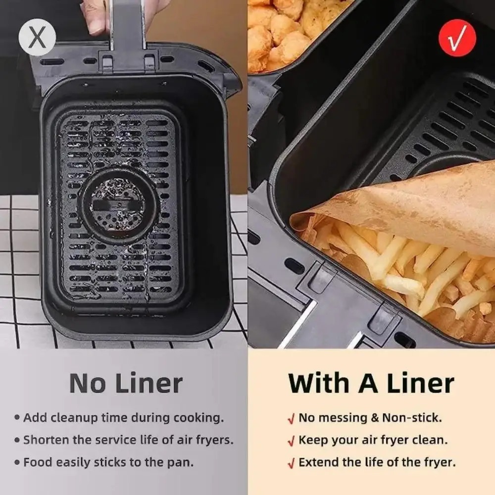 50/100pcs Disposable Air Fryer - Commercial Kitchen Pots And Pans incelemesi ve fiyatı