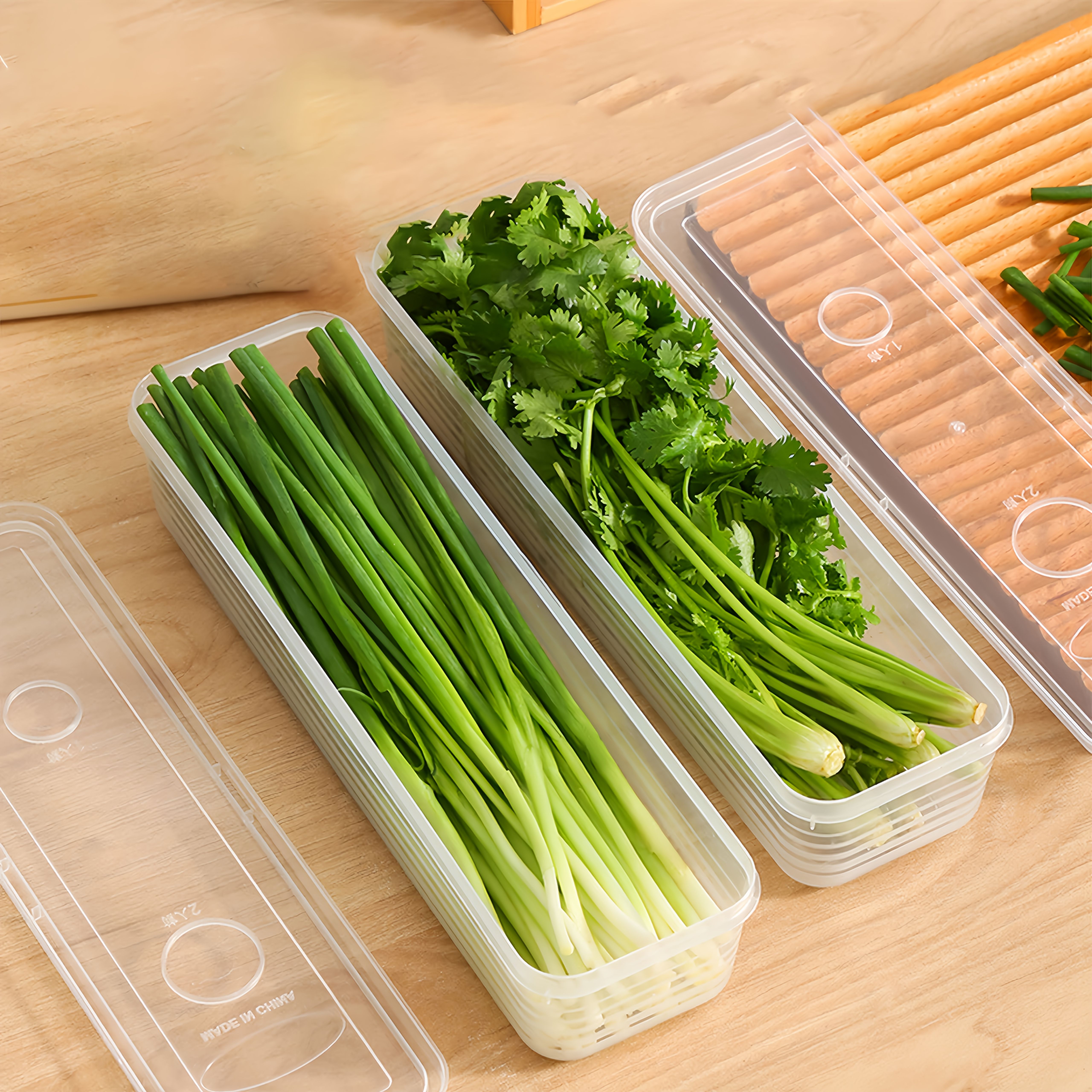 2/4/6pcs Food Vegetable Storag - Commercial Kitchen Refrigerator incelemesi ve fiyatı
