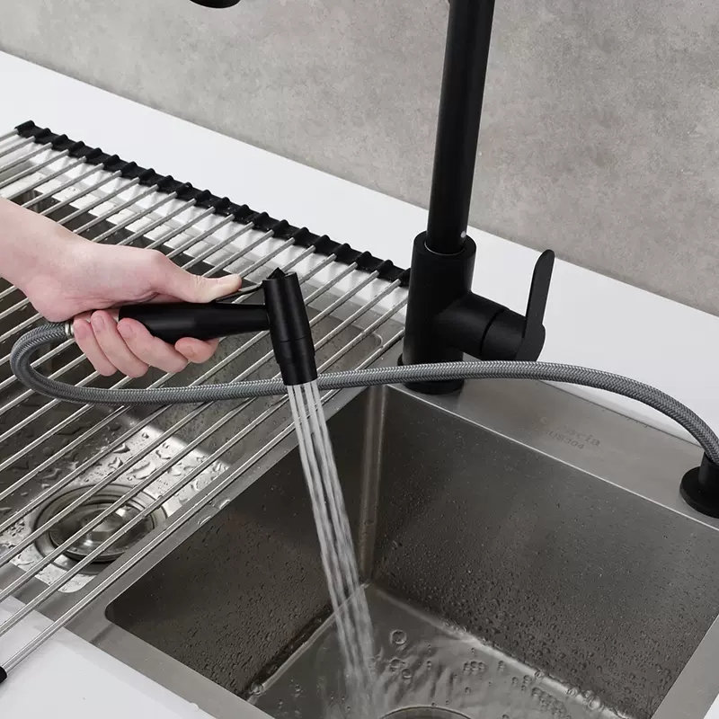 304 Stainless Steel Black Kitc - Commercial Kitchen Faucets incelemesi ve fiyatı