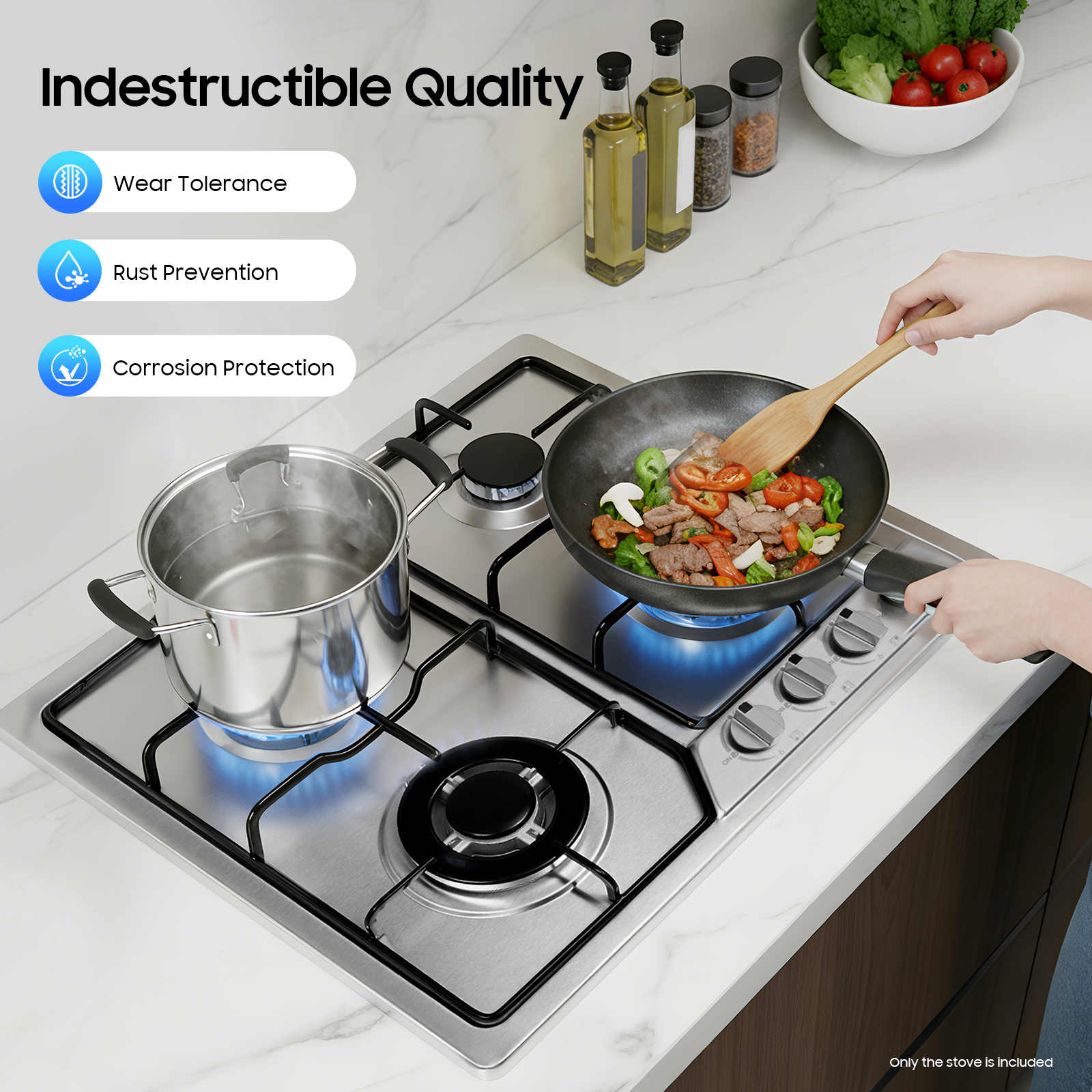 4 Head Eye Stove Gas Stove 58* - Commercial Kitchen Burner incelemesi ve fiyatı