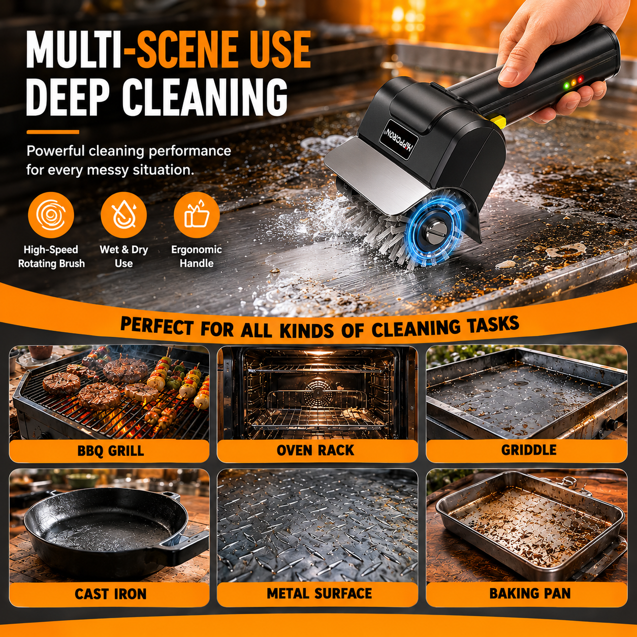 Rechargeable Electric Grill Br - Commercial Kitchen Cleaning incelemesi ve fiyatı