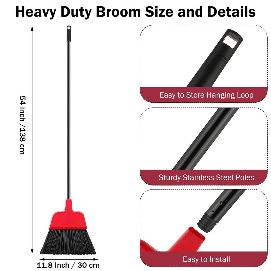 Pcs Outdoor Broom for Floor Cl - Commercial Kitchen Broom incelemesi ve fiyatı