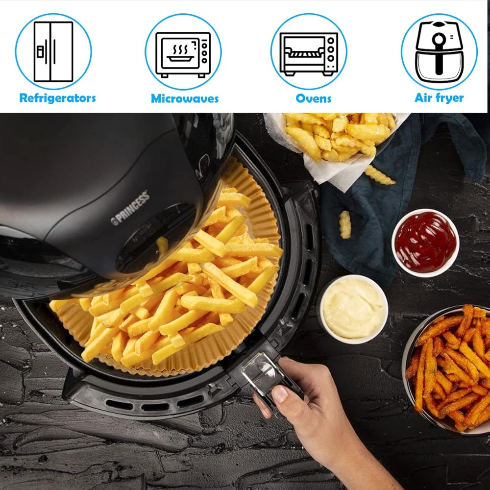 50/100pcs Air Fryer Disposable - Commercial Kitchen Pots And Pans incelemesi ve fiyatı