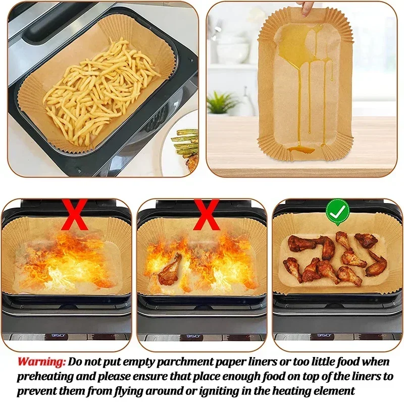 Disposable Air Fryer Paper Non - Commercial Kitchen Pots And Pans incelemesi ve fiyatı