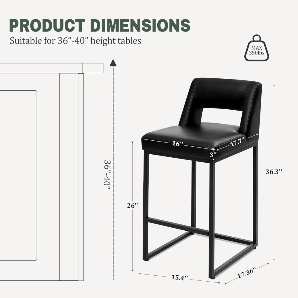 new Black Counter Height Bar S - Commercial Kitchen Island incelemesi ve fiyatı