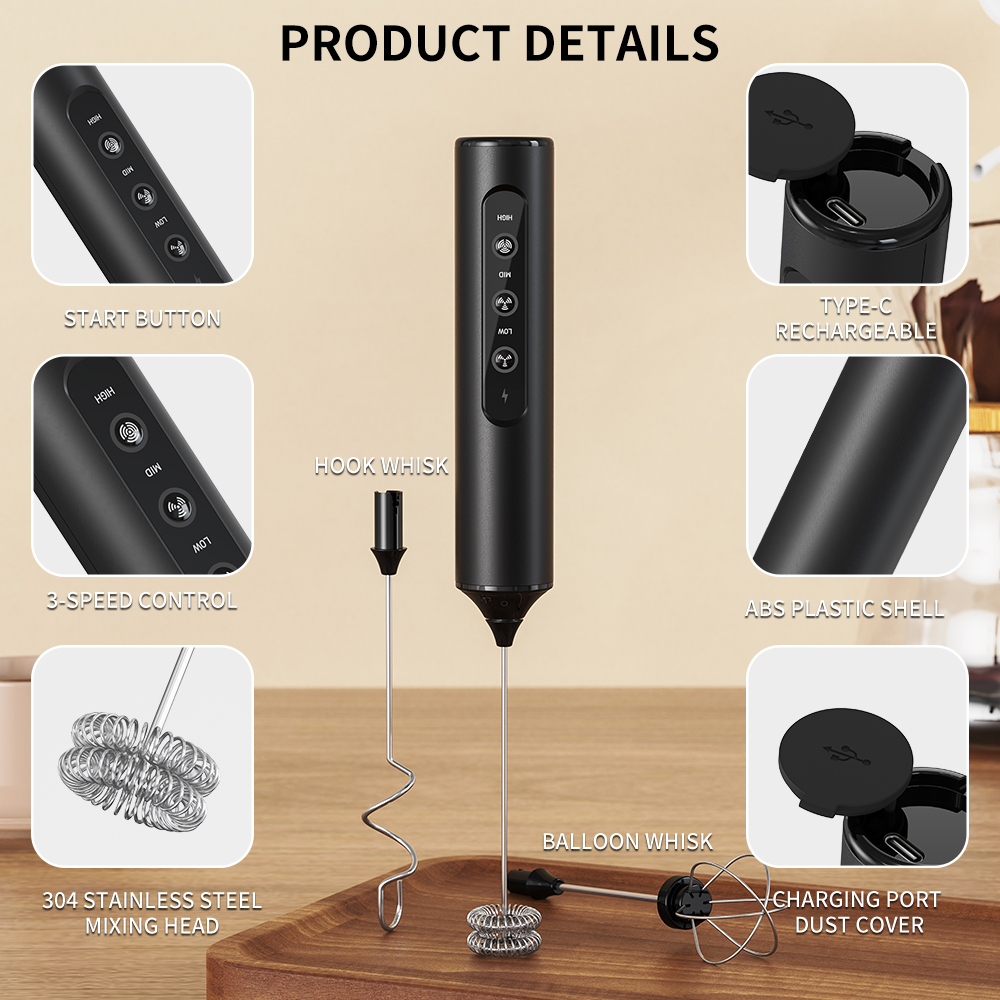 3 in 1 Electric Handheld Milk  - Commercial Kitchen Equipment List incelemesi ve fiyatı