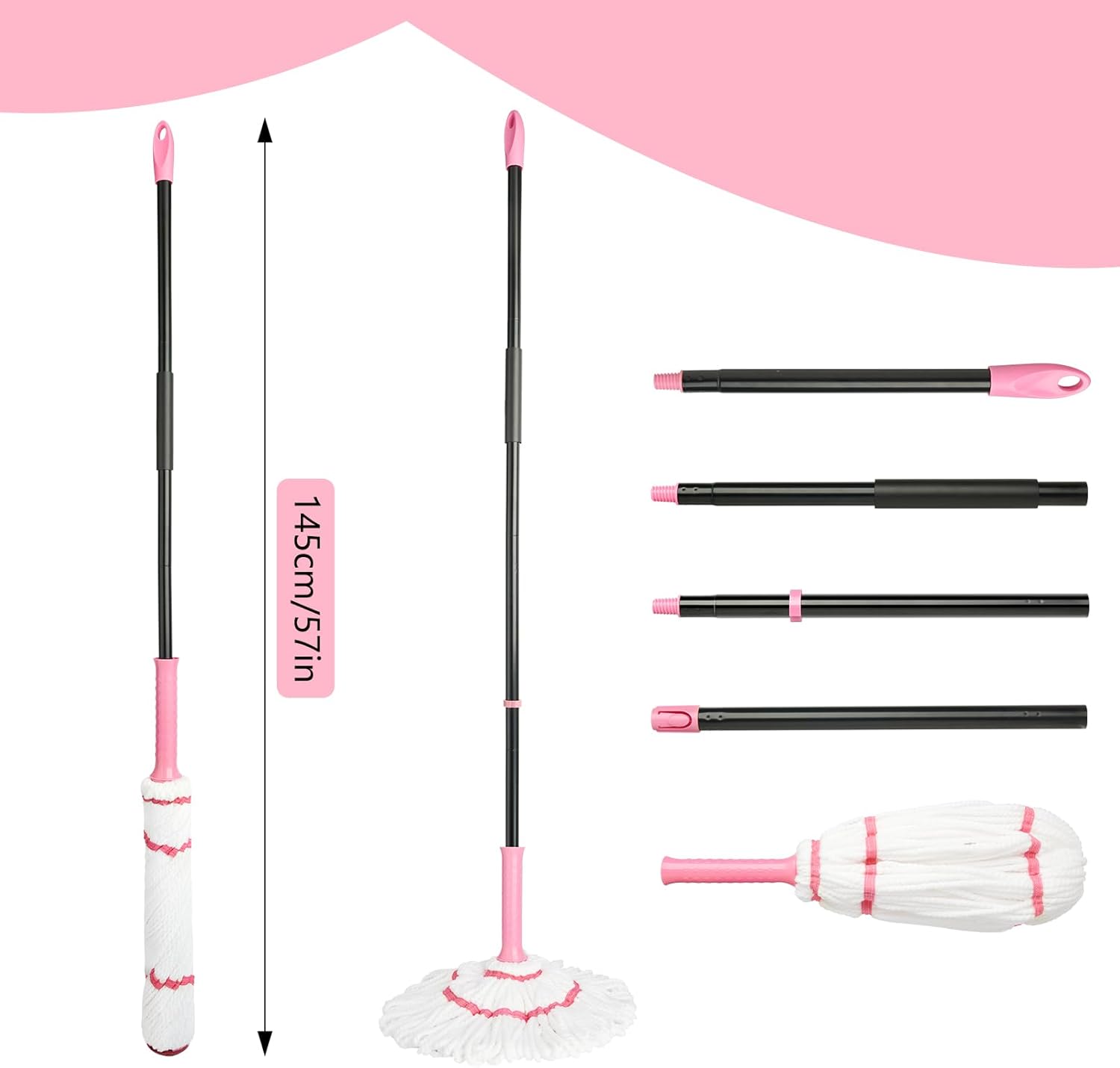 Self-Wringing Twist Mop for Fl - Commercial Kitchen Cleaning incelemesi ve fiyatı