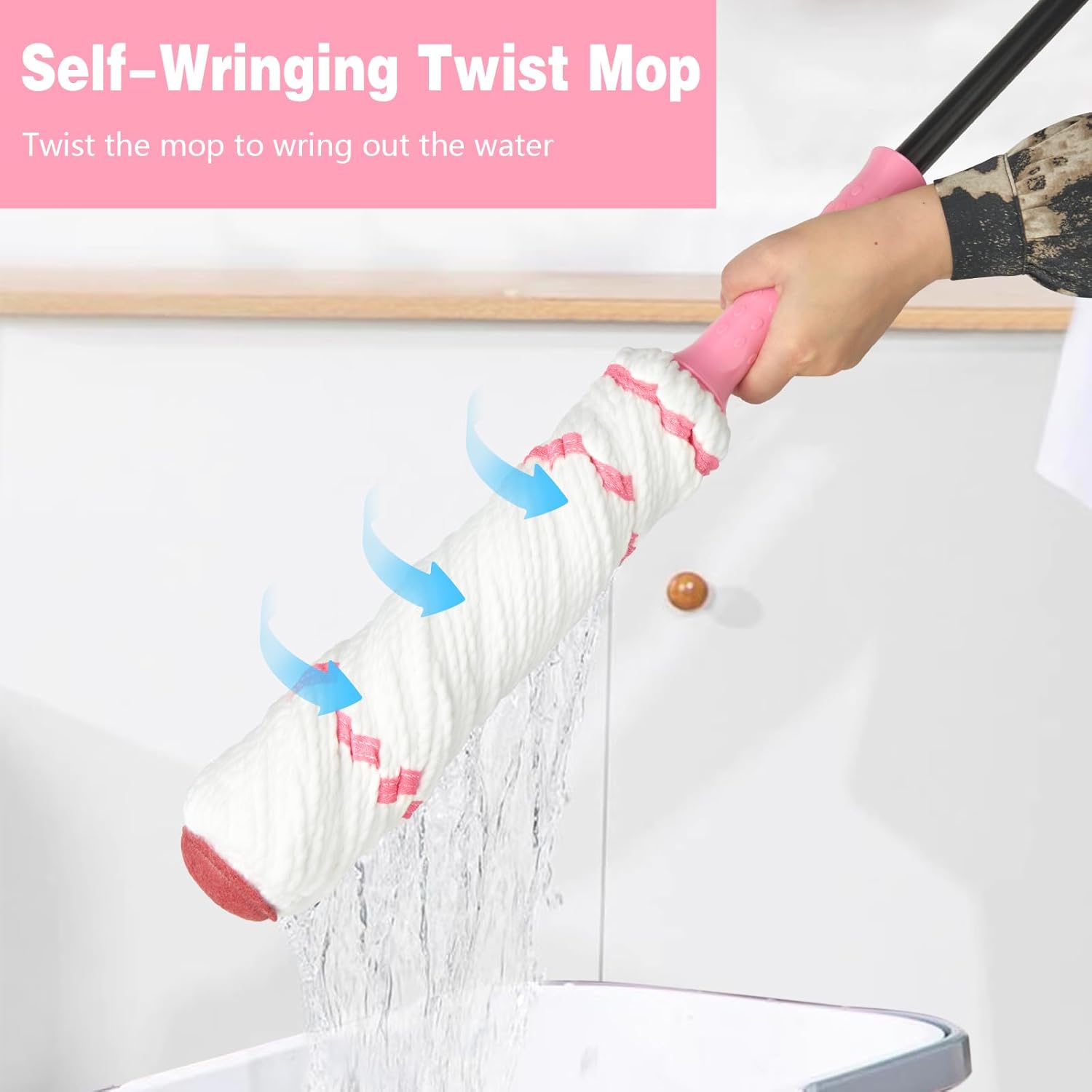 Self-Wringing Twist Mop for Fl - Commercial Kitchen Cleaning incelemesi ve fiyatı