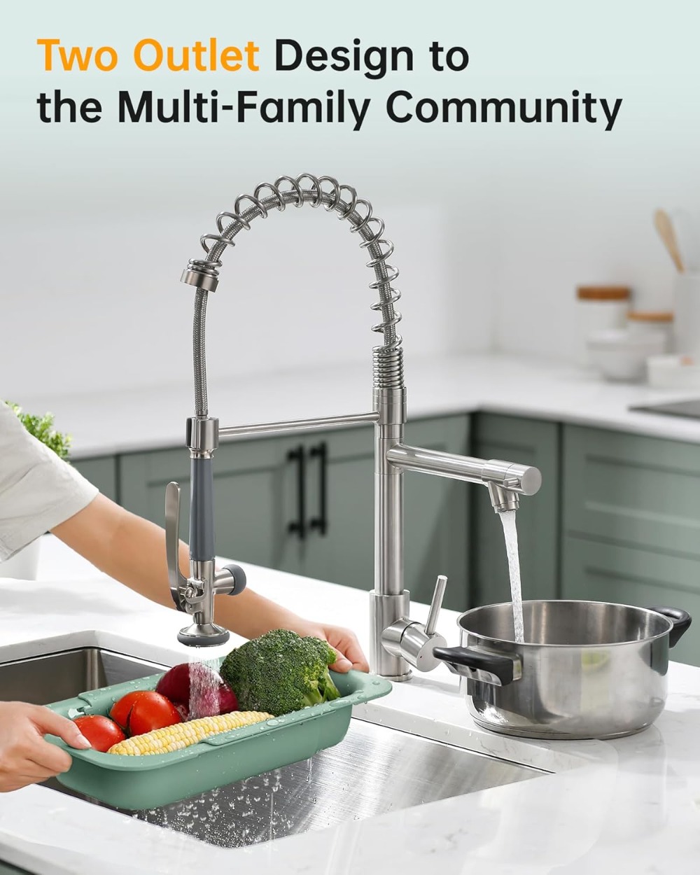 Commercial Pull Down Kitchen S - Commercial Kitchen Faucets incelemesi ve fiyatı
