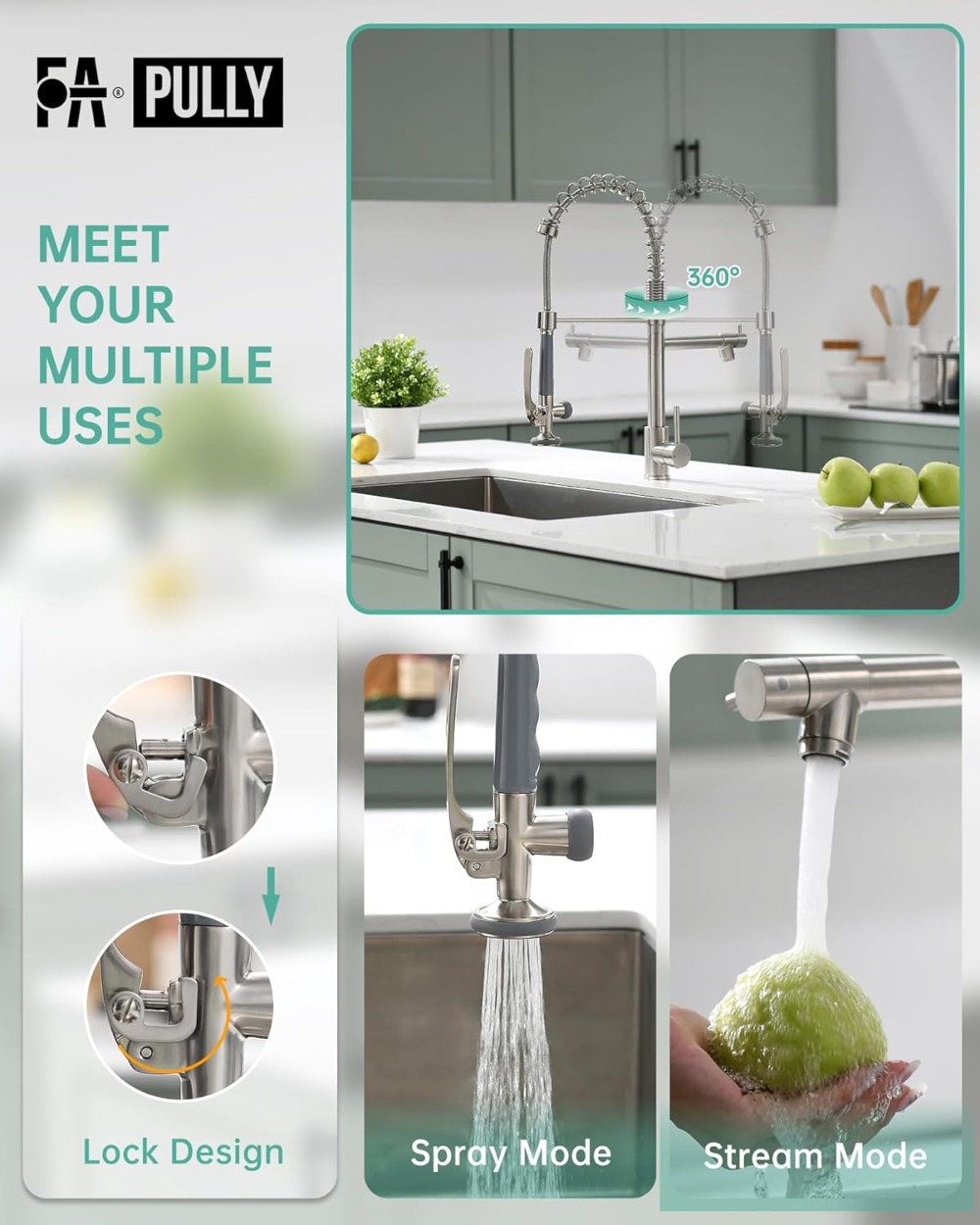 Commercial Pull Down Kitchen S - Commercial Kitchen Faucets incelemesi ve fiyatı
