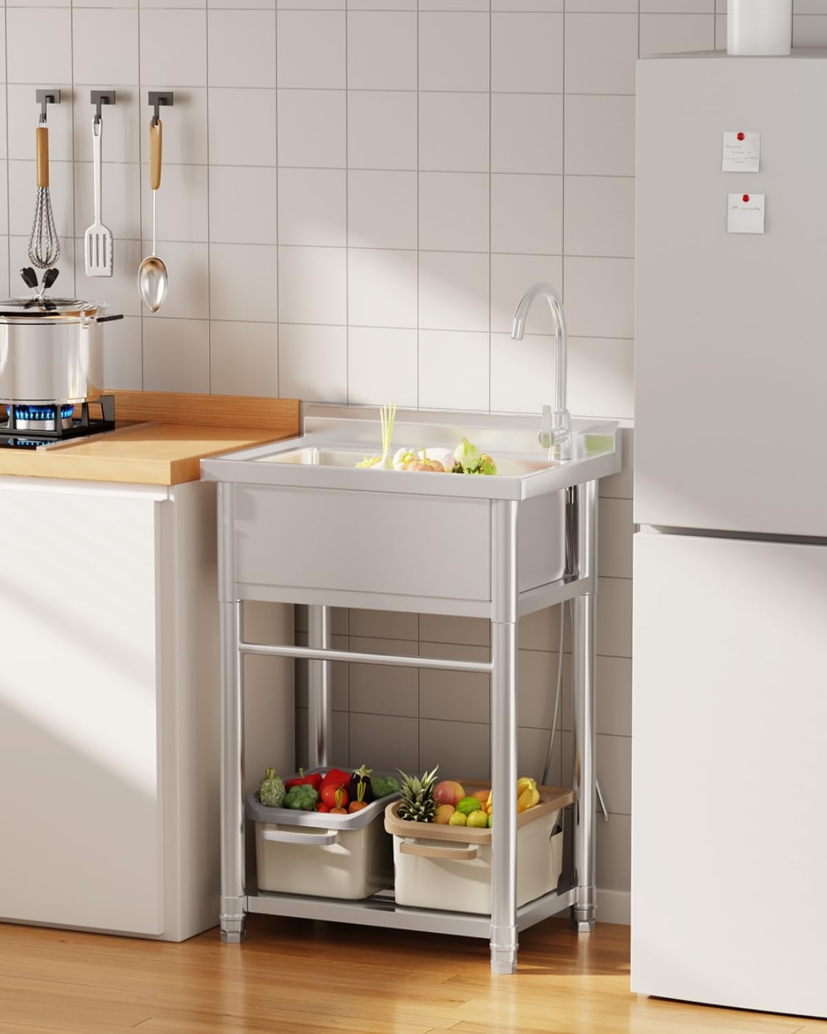 Stainless Steel Utility Sink,  - Commercial Kitchen Faucets incelemesi ve fiyatı
