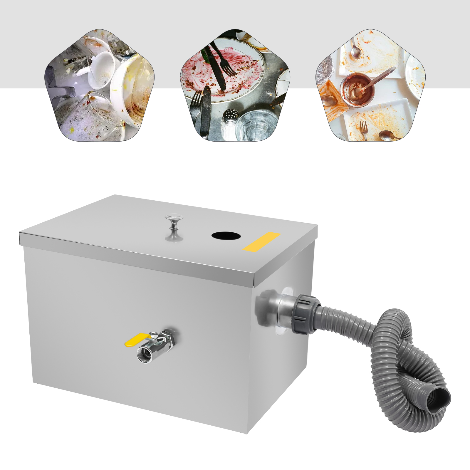 20L Commercial Grease Trap,Sta - Commercial Kitchen Grease Interceptor incelemesi ve fiyatı