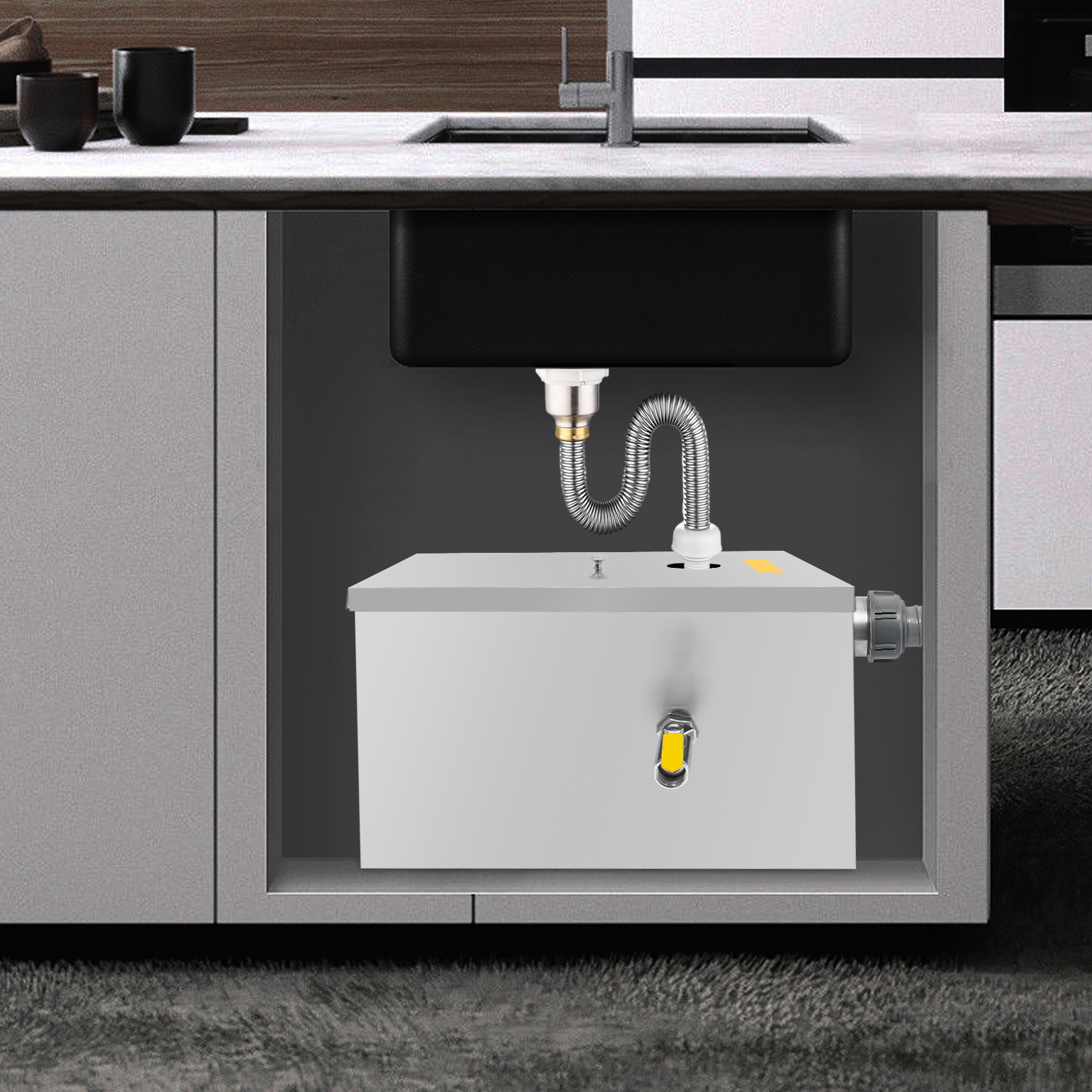 20L Commercial Grease Trap,Sta - Commercial Kitchen Grease Interceptor incelemesi ve fiyatı