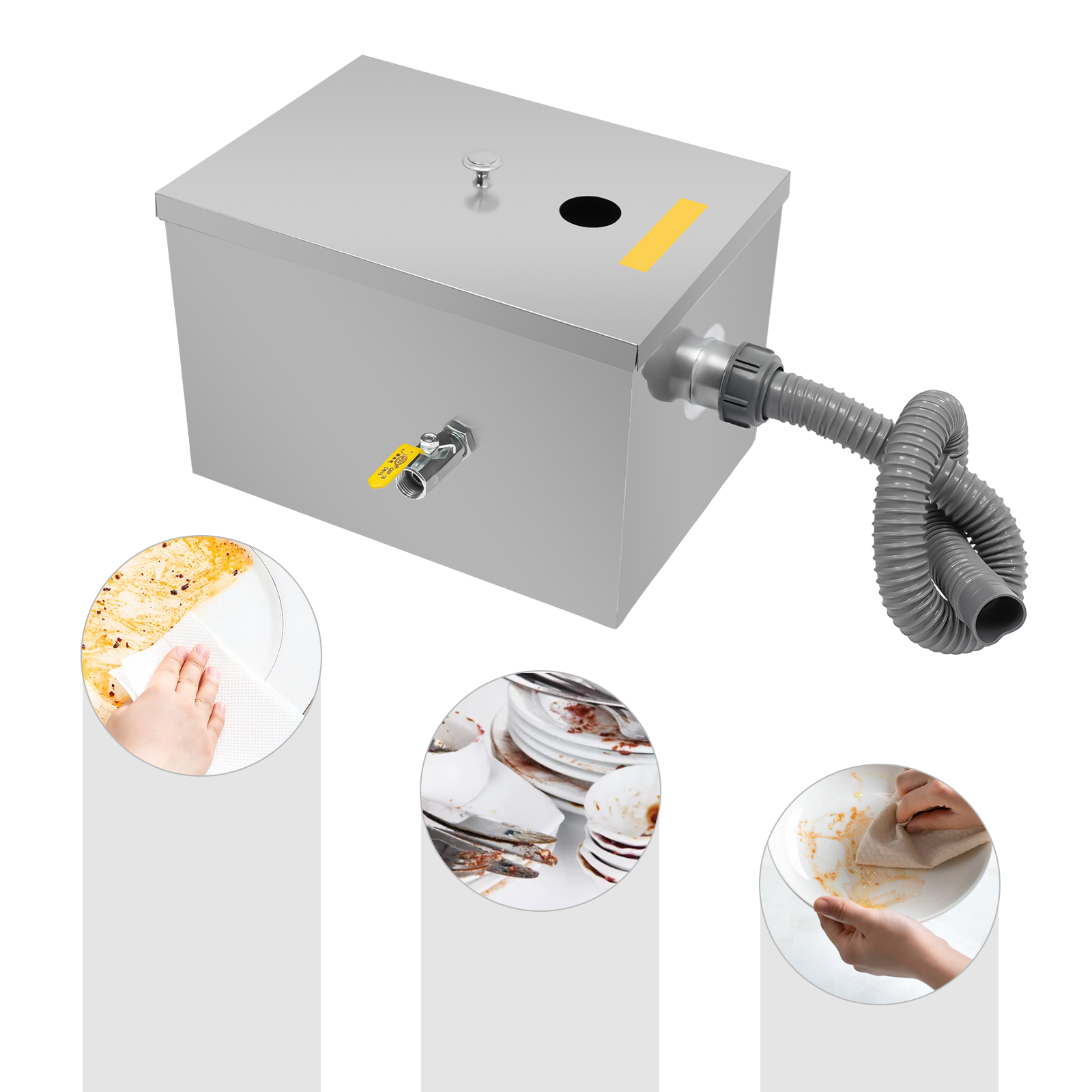 20L Commercial Grease Trap,Sta - Commercial Kitchen Grease Interceptor incelemesi ve fiyatı