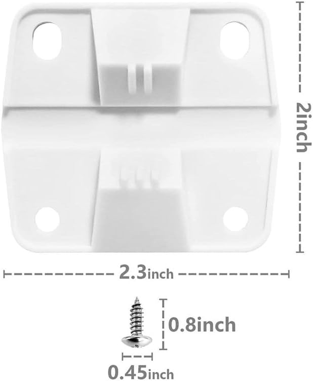 2Pcs White Plastic Cooler Hing - Commercial Chest Freezer incelemesi ve fiyatı