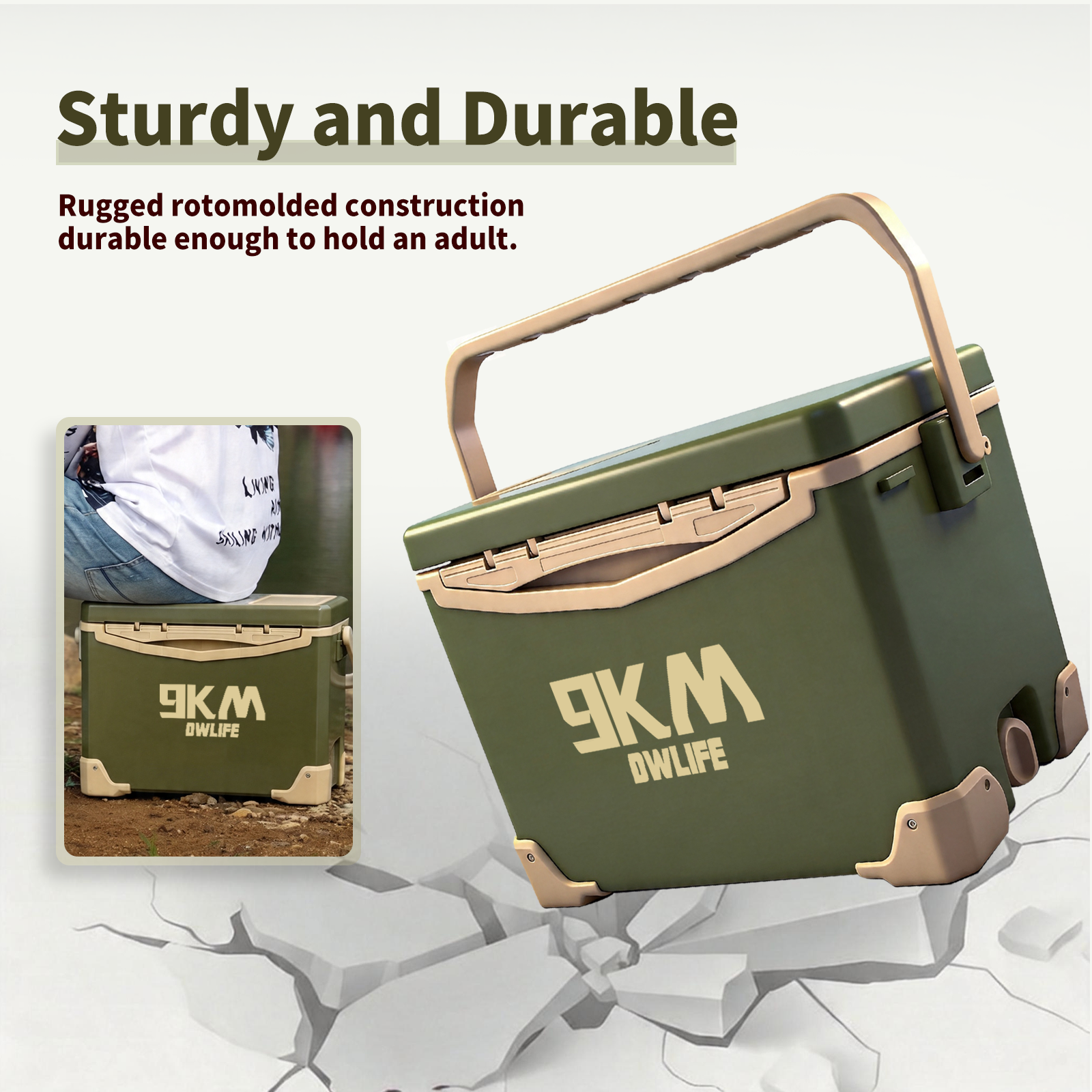 9KM 10L 18L 26L Fishing Cooler - Commercial Chest Freezer incelemesi ve fiyatı