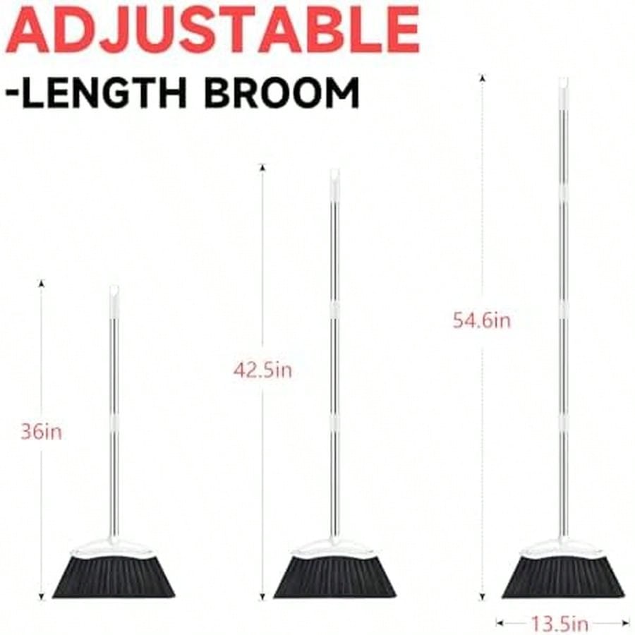 Heavy Duty Broom, 54-Inch Adju - Commercial Kitchen Broom incelemesi ve fiyatı