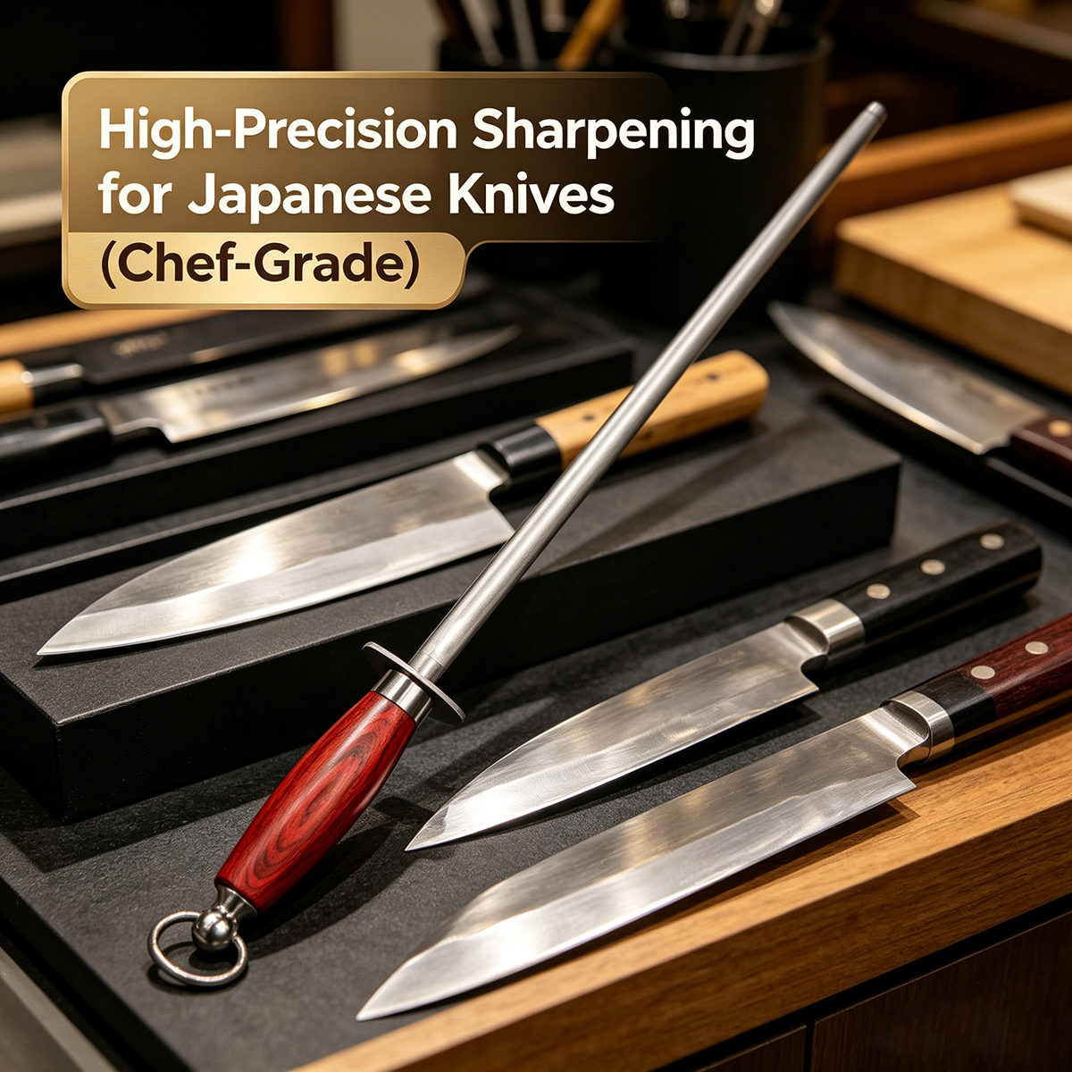 Butcher Sharpening Steel, Prof - Commercial Kitchen Knife Sharpener incelemesi ve fiyatı