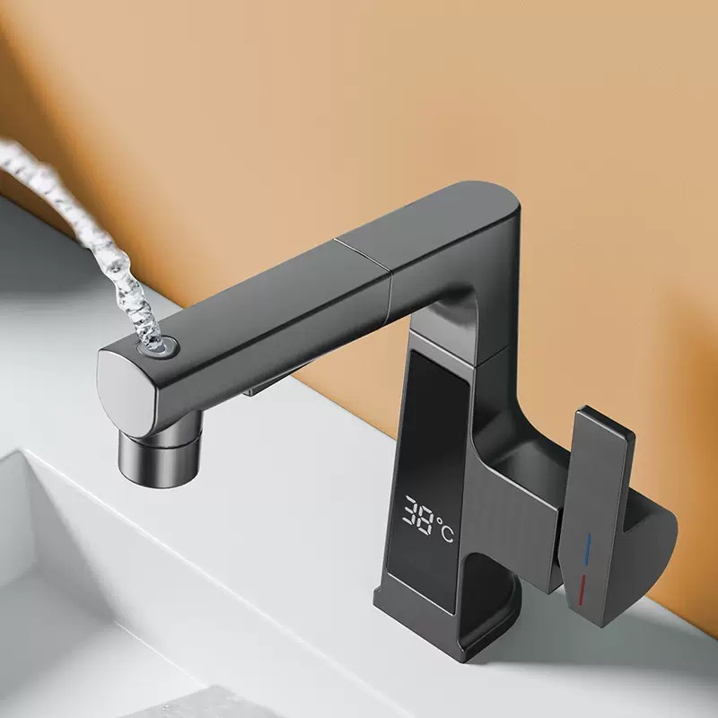 Digital Display Pulling Faucet - Commercial Kitchen Faucets incelemesi ve fiyatı