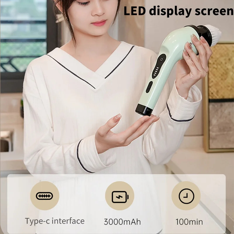 9-in-1 Electric Cleaning Brush - Commercial Kitchen Cleaning incelemesi ve fiyatı
