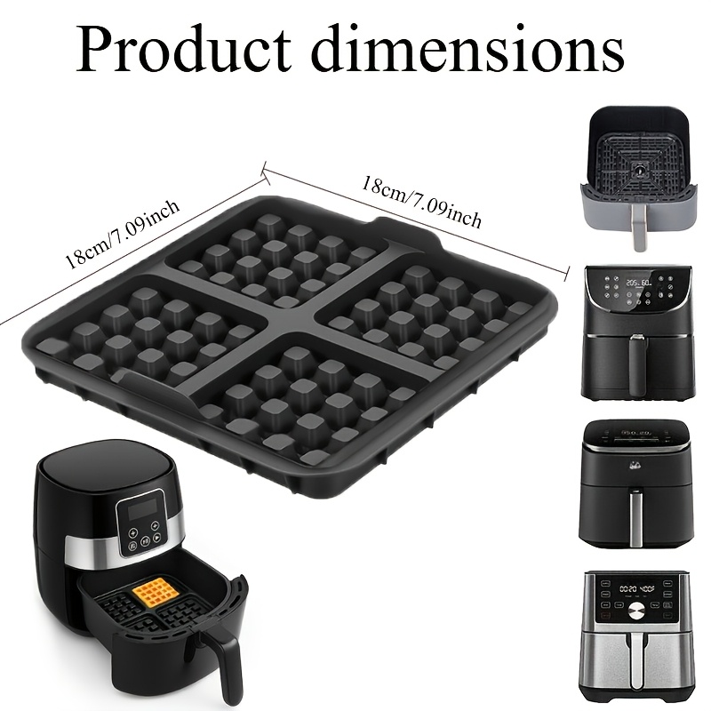 Square Waffle Mold, Non-Stick  - Commercial Kitchen Pots And Pans incelemesi ve fiyatı