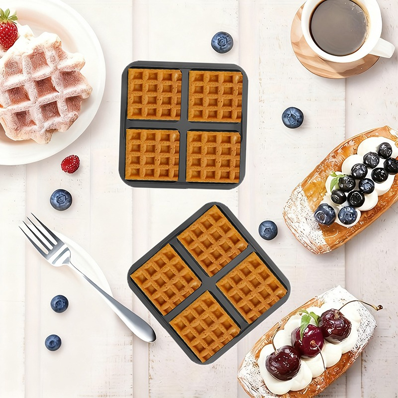 Square Waffle Mold, Non-Stick  - Commercial Kitchen Pots And Pans incelemesi ve fiyatı