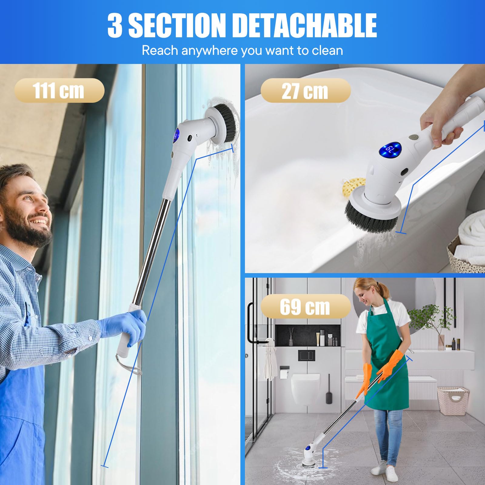 Electric Spin Scrubber Cleanin - Commercial Kitchen Cleaning incelemesi ve fiyatı
