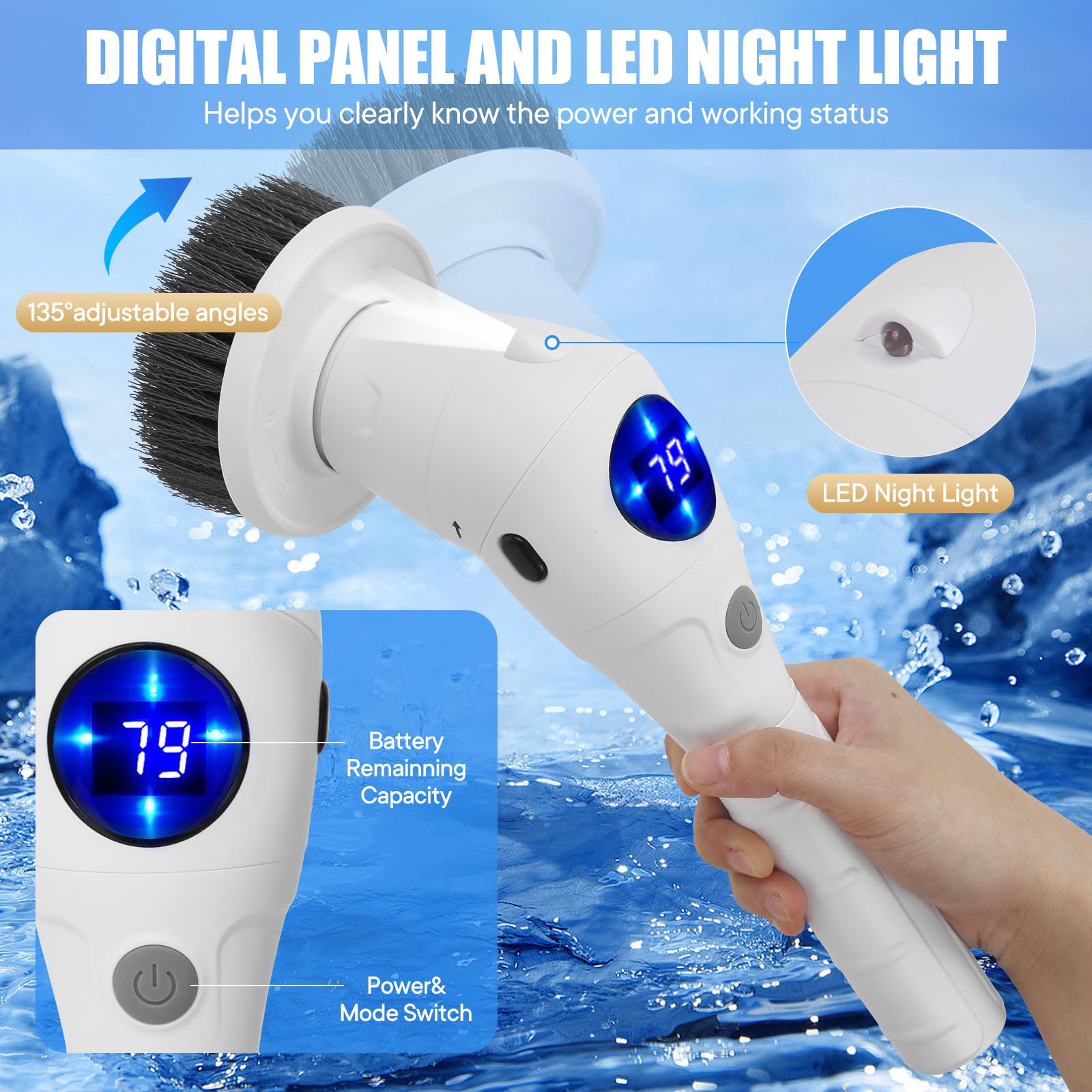 Electric Spin Scrubber Cleanin - Commercial Kitchen Cleaning incelemesi ve fiyatı
