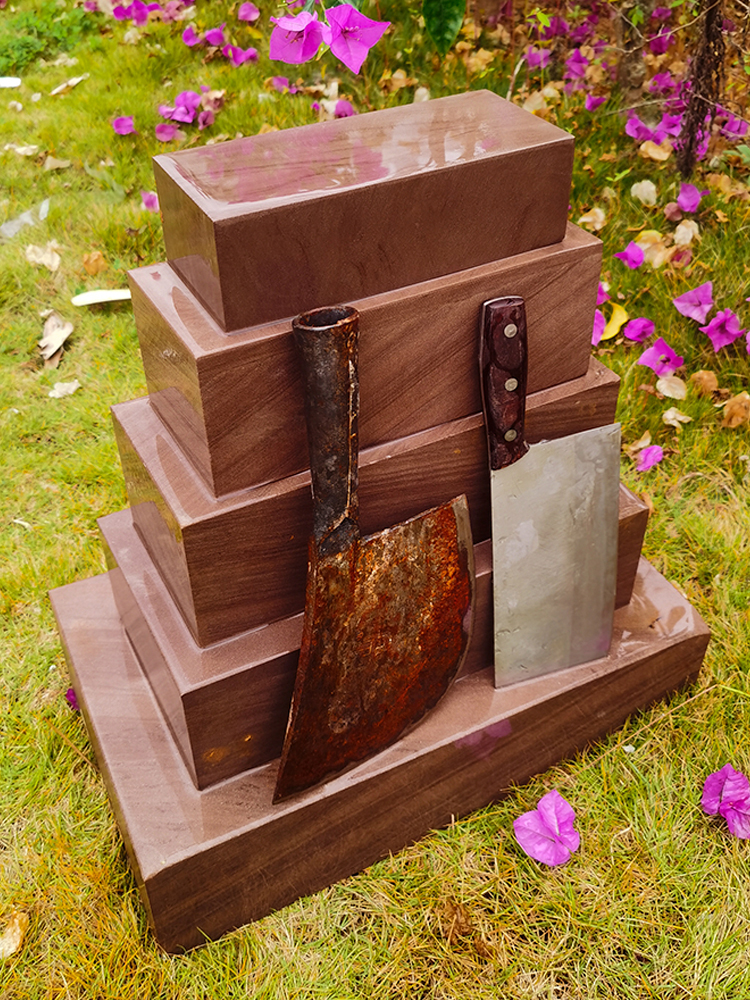 Natural Red Sandstone Rough Gr - Commercial Kitchen Knife Sharpener incelemesi ve fiyatı