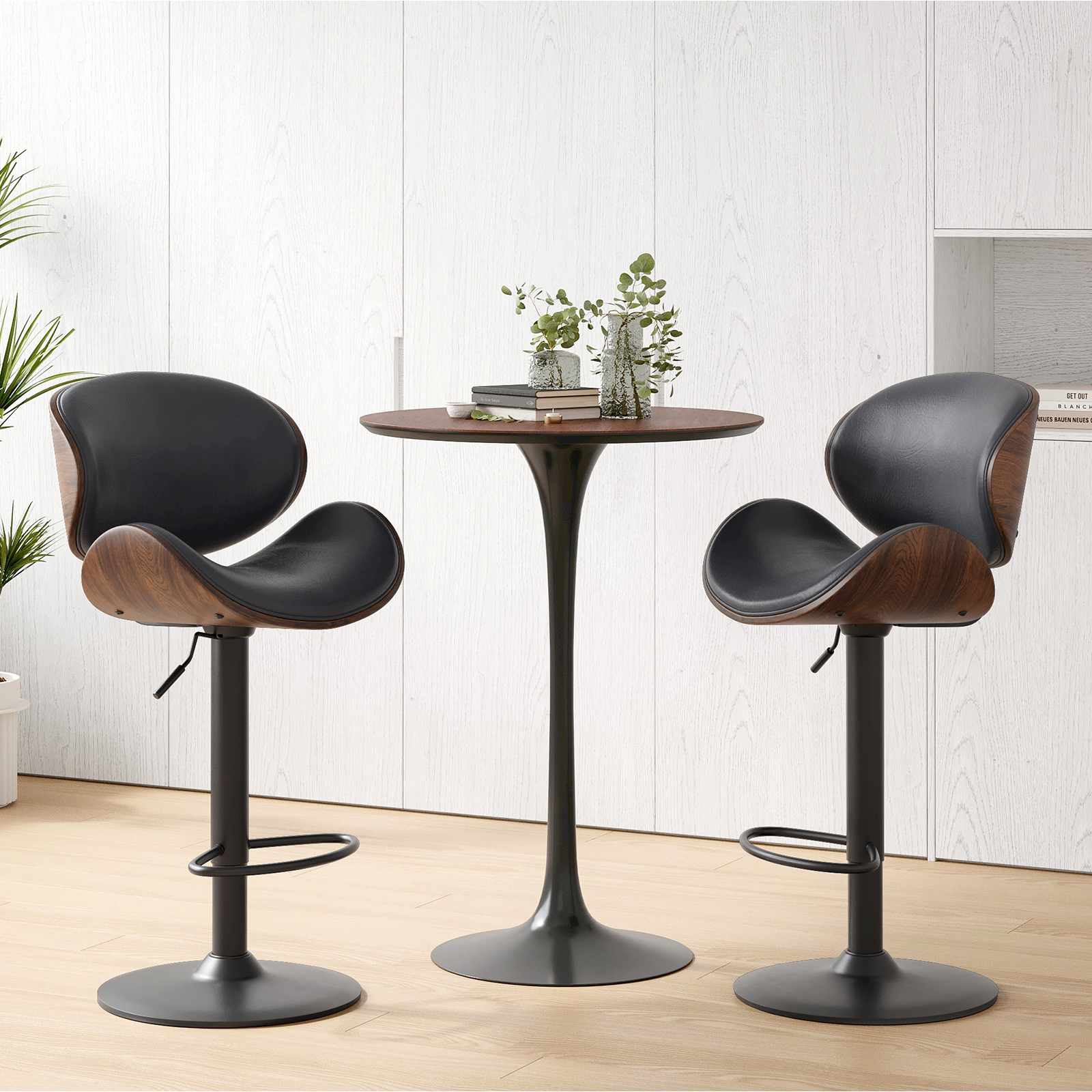 Farini Set of 2 Swivel Bar Sto - Commercial Kitchen Island incelemesi ve fiyatı