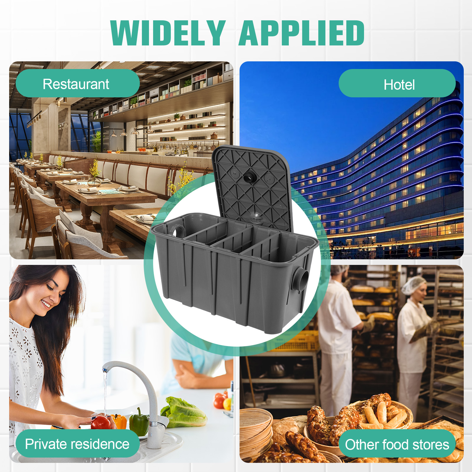 Commercial Grease Interceptor  - Commercial Kitchen Grease Interceptor incelemesi ve fiyatı