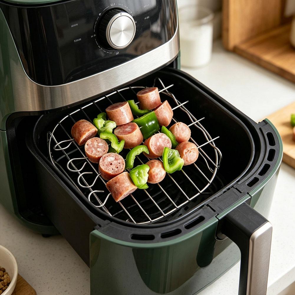 Air Fryer Square Grill Stainle - Commercial Kitchen Pots And Pans incelemesi ve fiyatı