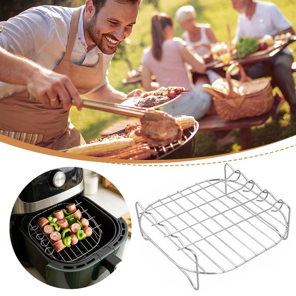 Air Fryer Square Grill Stainle - Commercial Kitchen Pots And Pans incelemesi ve fiyatı