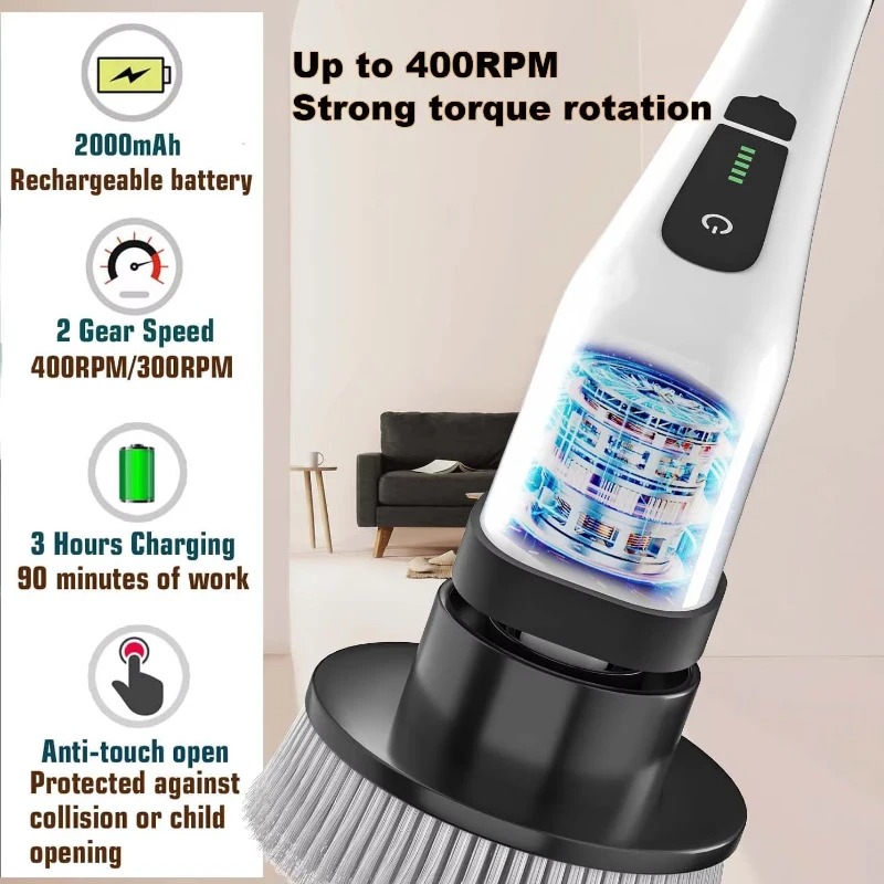 Cordless Electric Spin Scrubbe - Commercial Kitchen Cleaning incelemesi ve fiyatı