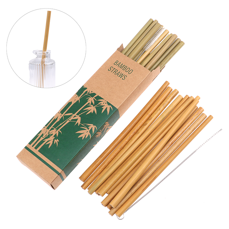 [H]1pcs Bamboo Drinking Straws - Commercial Kitchen Cleaning incelemesi ve fiyatı