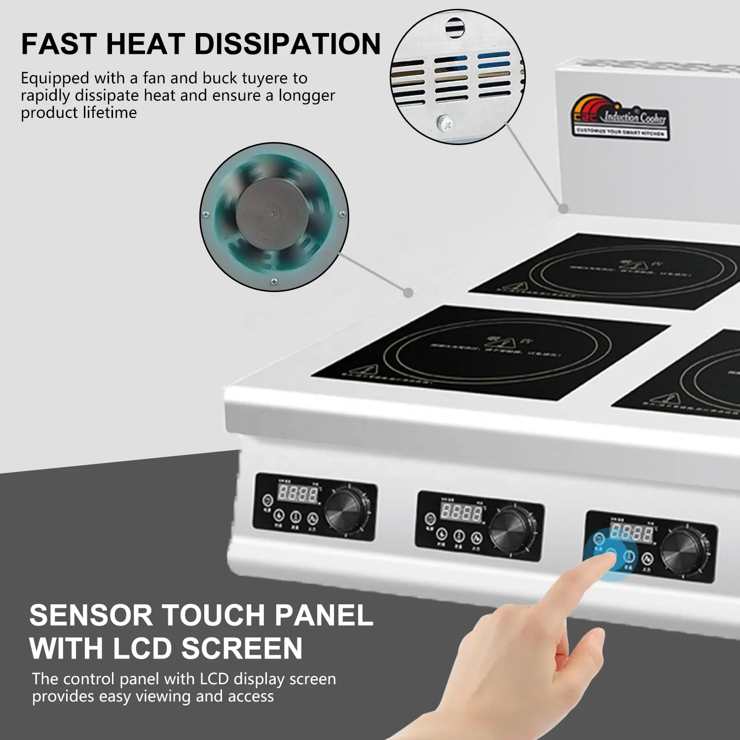 4 Burner Flat Industrial Comme - Commercial Kitchen Burner incelemesi ve fiyatı