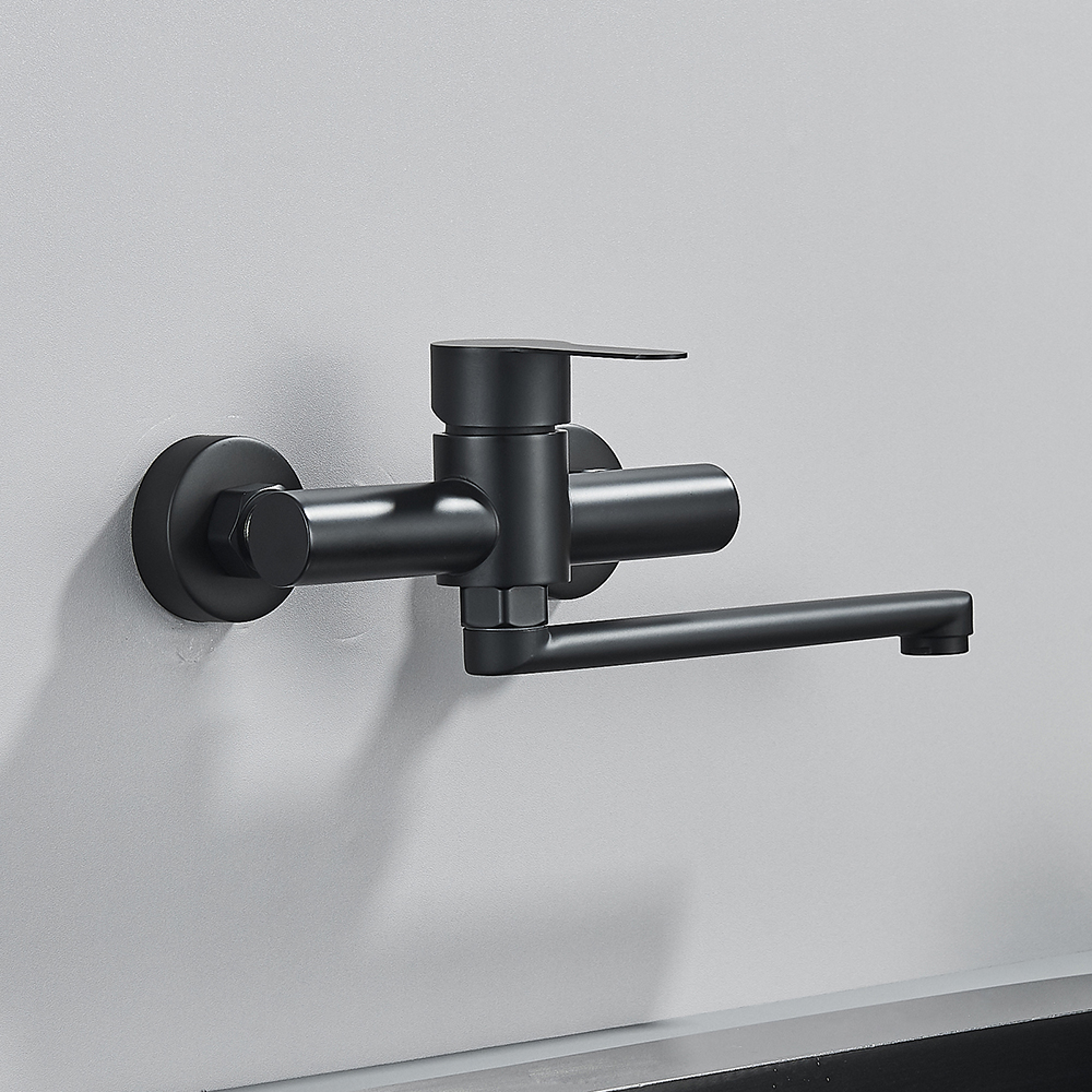 Black Wall Mounted Kitchen Fau - Commercial Kitchen Faucets incelemesi ve fiyatı