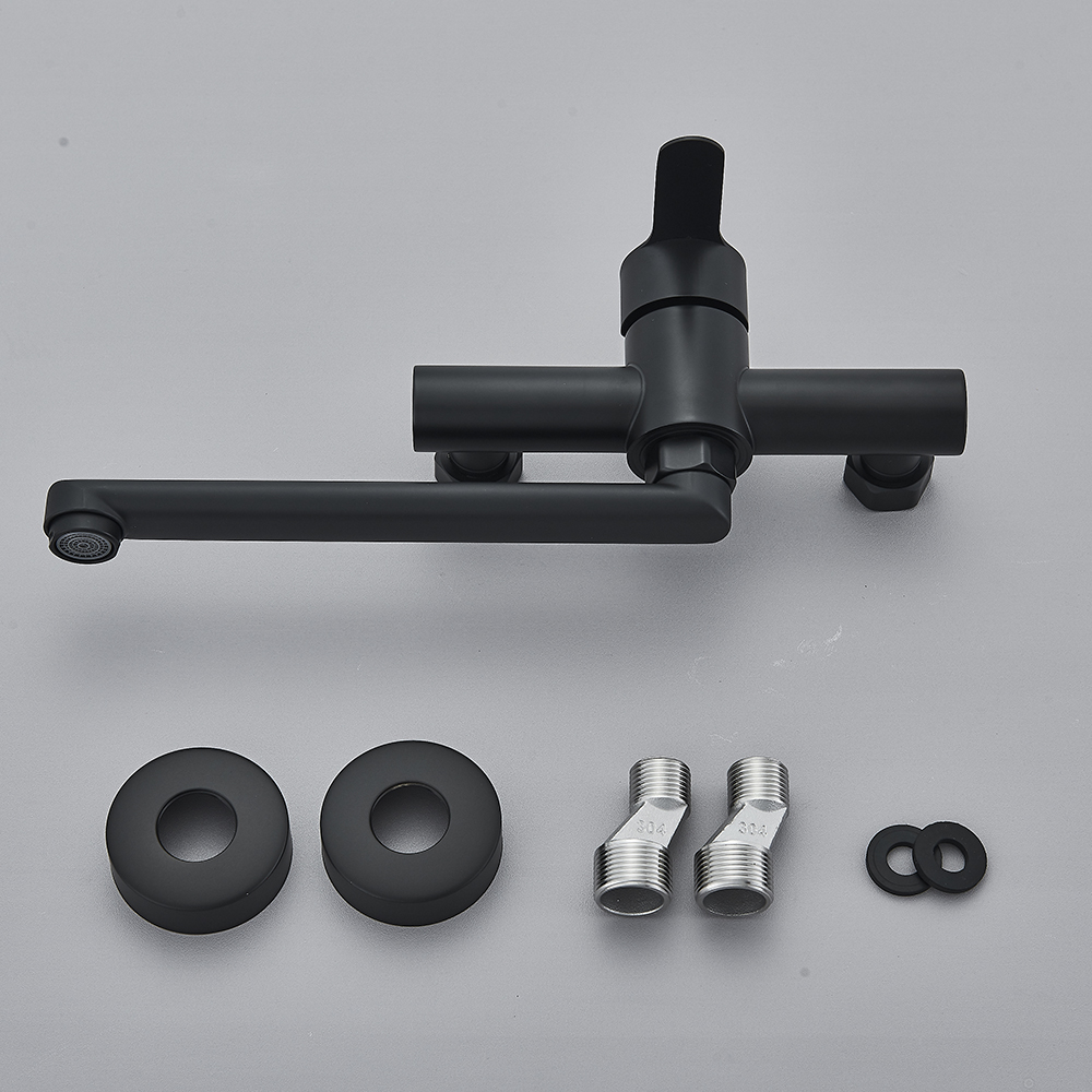 Black Wall Mounted Kitchen Fau - Commercial Kitchen Faucets incelemesi ve fiyatı